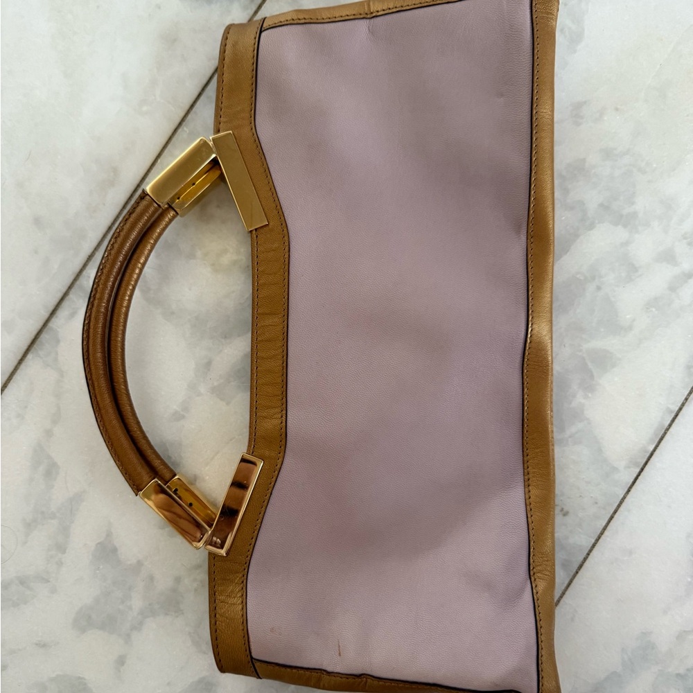 Elegant gold and lilac Women's Fendi Handbag
